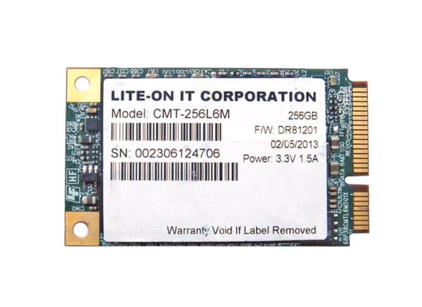 CMT-256L6M - Lite-On 256GB SATA 6Gb/s mSATA Solid State Drive