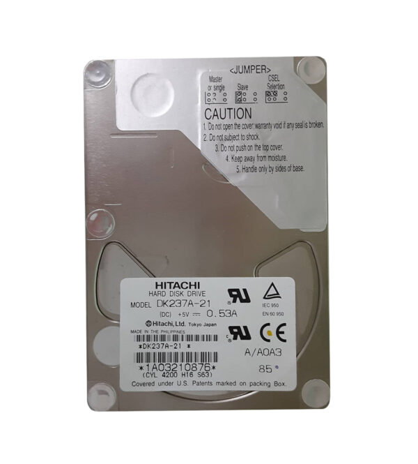 DK237A-21 - Hitachi 2.1GB 4000RPM IDE/ATA 512KB Cache 2.5-inch Hard Drive