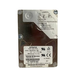 DK237A-32 - Hitachi 3.2GB 4000RPM IDE/ATA 512KB Cache 2.5-inch Hard Drive