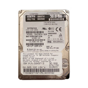 DK23DA-30F - Hitachi 30GB 4200RPM IDE/ATA 2MB Cache 2.5-inch Hard Drive