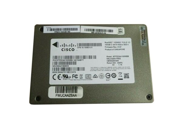 FPR2K-SSD100= - Cisco 100GB SATA 6Gb/s 2.5-inch Solid State Drive for Firepower 2100 Series