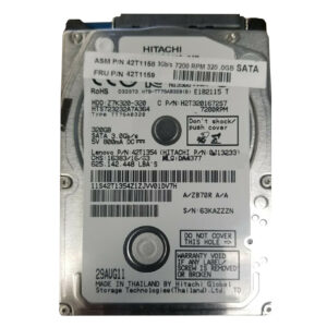H2T3201672S - Hitachi Travelstar 7K500 Series 320GB 7200RPM SATA 3Gb/s 16MB Cache 512e 2.5-inch Hard Drive