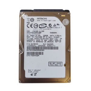 HCC545032B9A300 - HGST CinemaStar C5K500 Series 320GB 5400RPM SATA 3Gb/s 8MB Cache (512) (CE) 2.5-inch Hard Drive