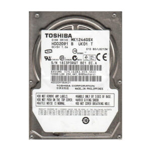 HD2D91 - Toshiba 120GB 5400RPM SATA 3Gb/s 8MB Cache 2.5-Inch Hard Drive
