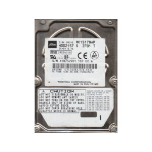 HDD2157 - Toshiba 15.1GB 4200RPM IDE Ultra ATA/100 (ATA-6) 2MB Cache 2.5-Inch Hard Drive