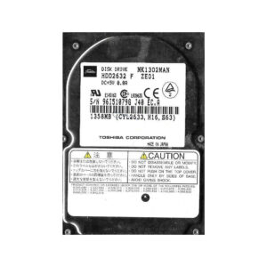 HDD2632 - Toshiba 1.35GB 4200RPM IDE/ATA 128KB Cache 2.5-Inch Hard Drive