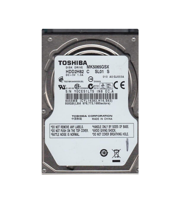 HDD2H82C - Toshiba 500GB 5400RPM SATA 3Gb/s 8MB Cache 2.5-Inch Hard Drive