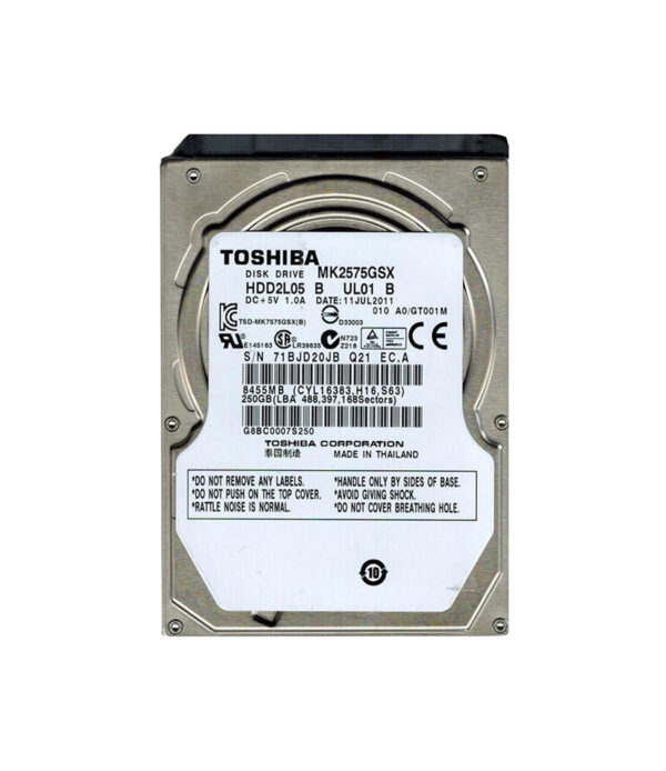HDD2L05B - Toshiba 250GB 5400RPM SATA 3Gb/s 8MB Cache 2.5-Inch Hard Drive