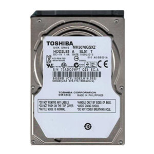 HDD2L93 - Toshiba 500GB 5400RPM SATA 3Gb/s 8MB Cache 2.5-Inch Hard Drive