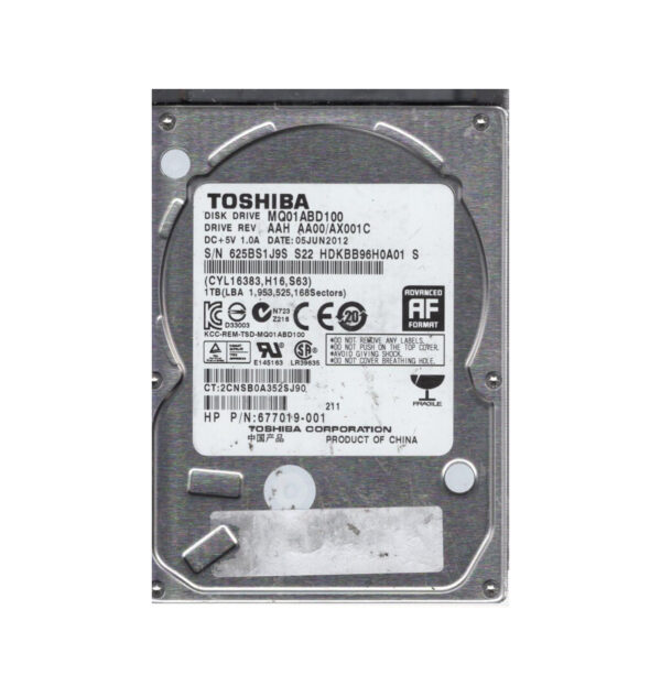 HDKBB96H0A01 - Toshiba 1TB 5400RPM SATA 3Gb/s 8MB Cache 2.5-Inch Hard Drive