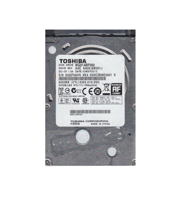HDKCB06E0A01 - Toshiba 500GB 5400RPM SATA 6Gb/s 8MB Cache 2.5-Inch Hard Drive