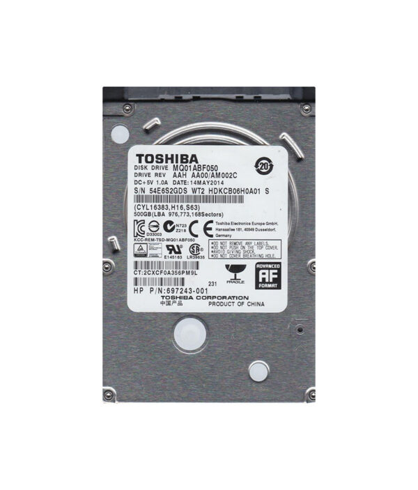 HDKCB06H0A01 - Toshiba 500GB 5400RPM SATA 6Gb/s 8MB Cache 2.5-Inch Hard Drive