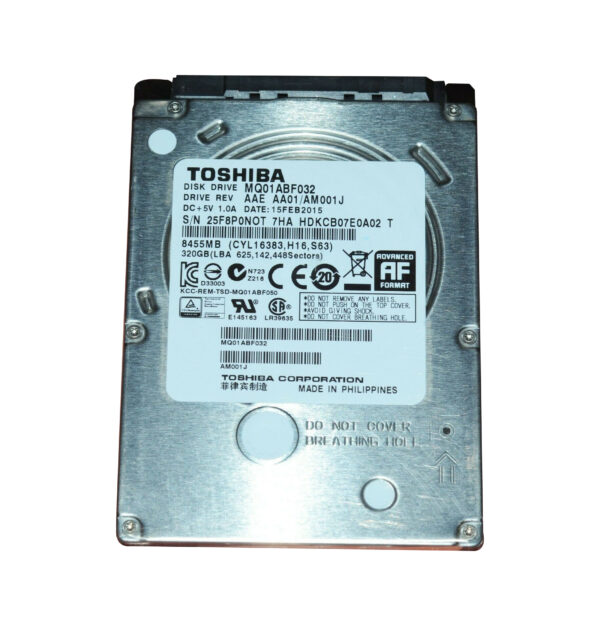 HDKCB07E0A02 - Toshiba 320GB 5400RPM SATA 6Gb/s 8MB Cache 2.5-Inch Hard Drive