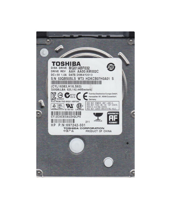 HDKCB07H0A01 - Toshiba 320GB 5400RPM SATA 6Gb/s 8MB Cache 2.5-Inch Hard Drive