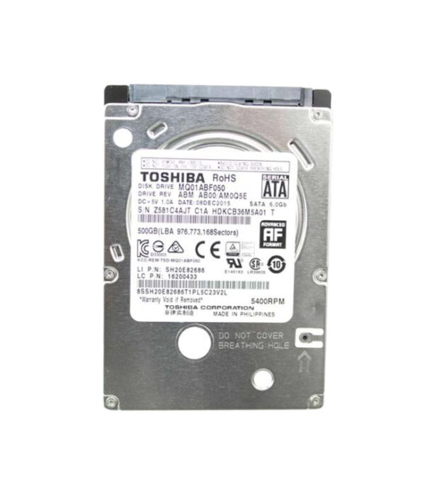 HDKCB36M5A01 - Toshiba 500GB 5400RPM SATA 6Gb/s 32MB Cache 2.5-Inch Hard Drive