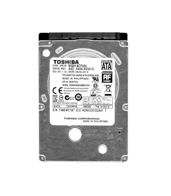 HDKCC01D2A01 - Toshiba 320GB 7200RPM SATA 6Gb/s 16MB Cache 2.5-Inch Hard Drive