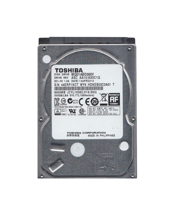 HDKEB03C0A01 - Toshiba 500GB 5400RPM SATA 3Gb/s 8MB Cache 2.5-Inch Hard Drive