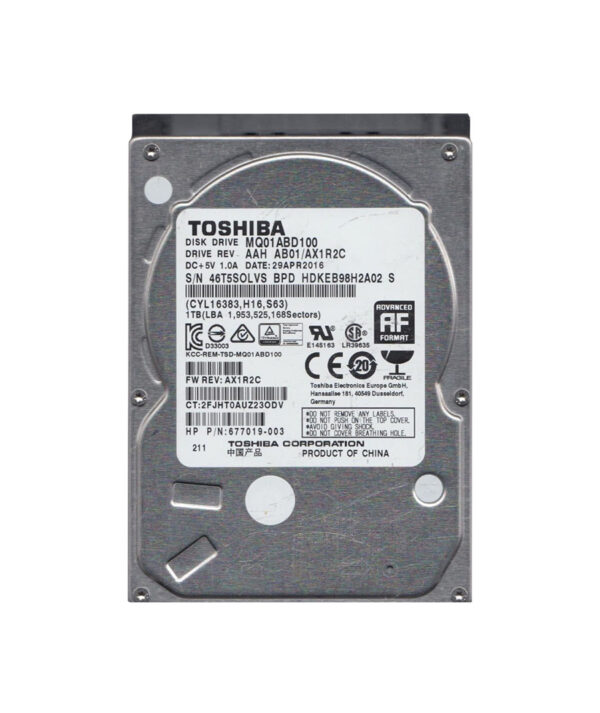 HDKEB98H2A02S - Toshiba 1TB 5400RPM SATA 3Gb/s 8MB Cache 2.5-Inch Hard Drive