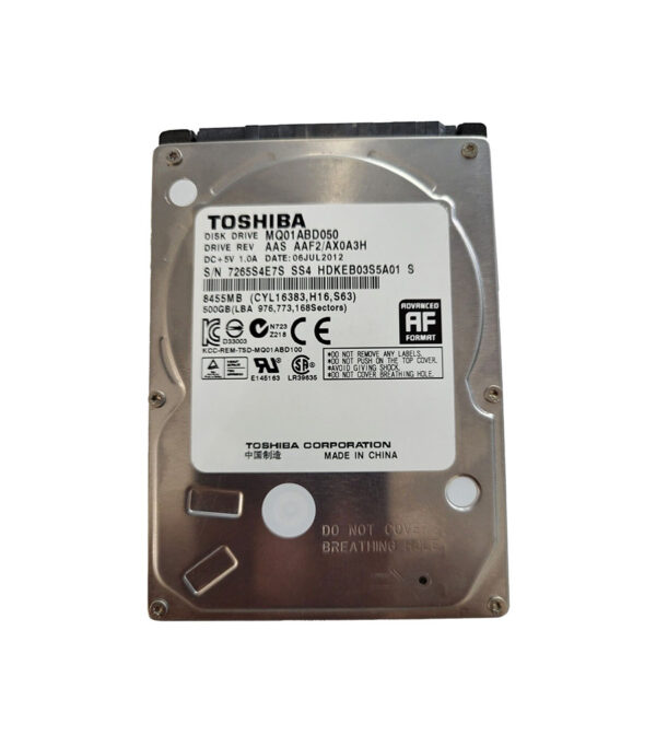 HDKGB13H2A01T - Toshiba 1TB 5400RPM SATA 3Gb/s 8MB Cache 2.5-Inch Hard Drive