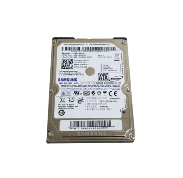 HM160HI/D - Samsung Spinpoint M5S 160GB 5400RPM SATA 1.5Gb/s 8MB Cache 2.5-Inch Hard Drive