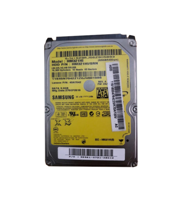 HM321HI/SRN - Samsung Spinpoint M7E 320GB 5400RPM SATA 3Gb/s 8MB Cache 2.5-Inch Hard Drive