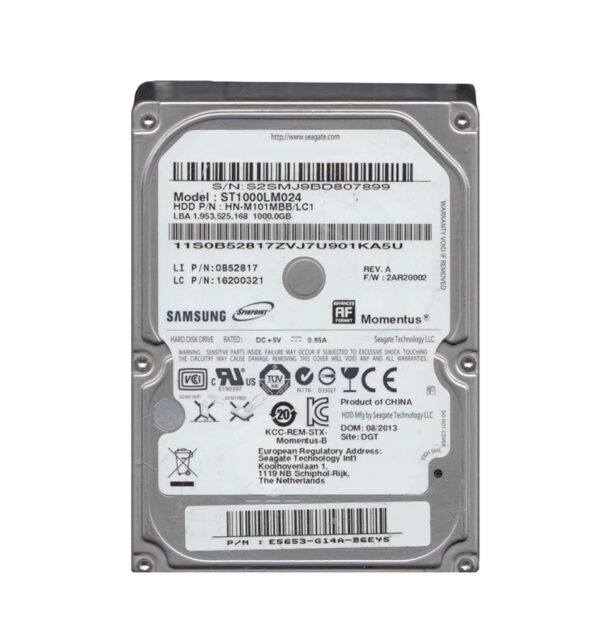 HN-M101MBB/LC1 - Samsung Spinpoint M8 1TB 5400RPM SATA 3Gb/s 8MB Cache 2.5-Inch Hard Drive