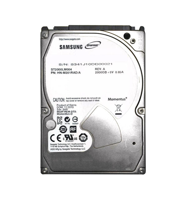 HN-M201RAD/A - Samsung Spinpoint M9T 2TB 5400RPM SATA 6Gb/s 32MB Cache 2.5-Inch Hard Drive