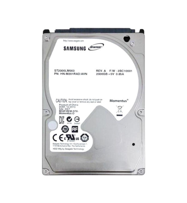 HN-M201RAD/AVN - Samsung Spinpoint M9T 2TB 5400RPM SATA 6Gb/s 32MB Cache 2.5-Inch Hard Drive