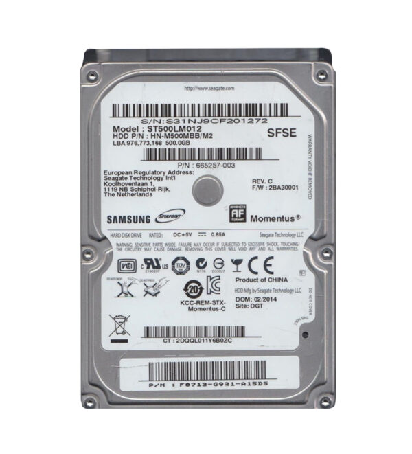 HN-M500MBB/M2 - Samsung Spinpoint M8 500GB 5400RPM SATA 3Gb/s 8MB Cache 2.5-Inch Hard Drive