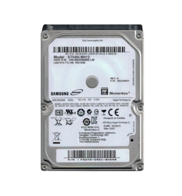 HN-M500MBB/LM - Samsung Spinpoint M8 500GB 5400RPM SATA 3Gb/s 8MB Cache 2.5-Inch Hard Drive