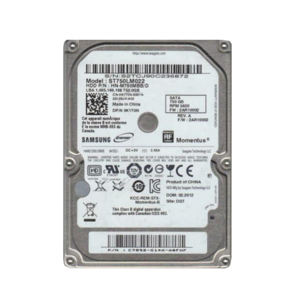 HN-M750MBB/D - Samsung Spinpoint M8 750GB 5400RPM SATA 3Gb/s 8MB Cache 2.5-Inch Hard Drive