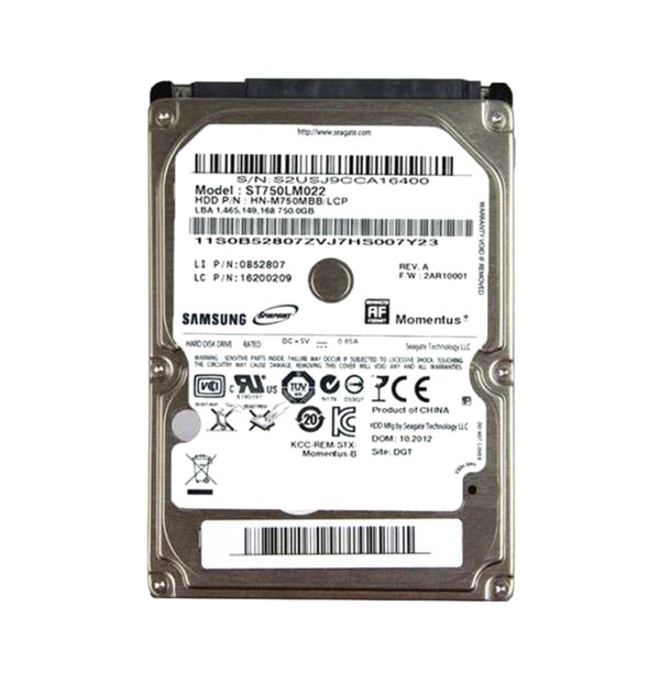 HN-M750MBB/LCP - Samsung Spinpoint M8 750GB 5400RPM SATA 3Gb/s 8MB Cache 2.5-Inch Hard Drive