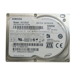 HS12VJF/M - Samsung Spinpoint N3C 120GB 5400RPM mSATA 1.5Gb/s 16MB Cache 1.8-Inch Hard Drive