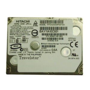 HTC423030F9ATD0 - Hitachi Travelstar 30GB 4200RPM IDE Ultra ATA/100 (ATA-6) 2MB Cache 1.8-inch Hard Drive
