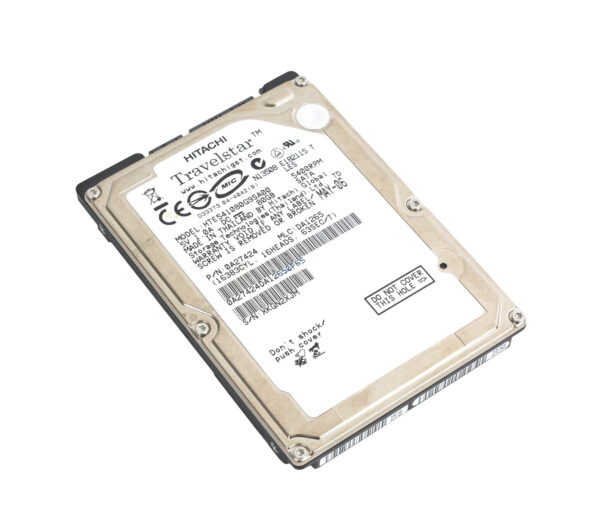 HTE541080G9SA00 - Hitachi Travelstar E5K100 Series 80GB 5400RPM SATA 1.5Gb/s 8MB Cache 2.5-Inch Hard Drive