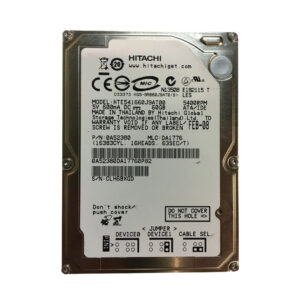 HTE541660J9AT00 - Hitachi Travelstar E5K160 Series 60GB 5400RPM IDE Ultra ATA/133 (ATA-7) 8MB Cache (512) 2.5-inch Hard Drive