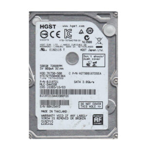HTE727550A9E364 - HGST Travelstar 7K750 Series 500GB 7200RPM SATA 3Gb/s 16MB Cache 512e 2.5-inch Hard Drive