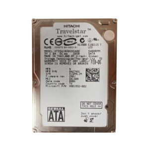 HTS541020G9SA00 - Hitachi Travelstar 5K100 Series 20GB 5400RPM SATA 1.5Gb/s 8MB Cache 2.5-inch Hard Drive