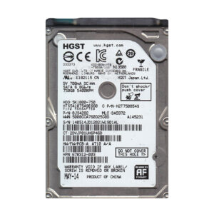 HTS541075A9E680 - HGST Travelstar 5K1000 Series 750GB 5400RPM SATA 6Gb/s 8MB Cache 512e 2.5-inch Hard Drive