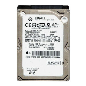 HTS545016B9SA02 - Hitachi Travelstar 5K500.B Series 160GB 5400RPM SATA 1.5Gb/s 8MB Cache 2.5-Inch Hard Drive
