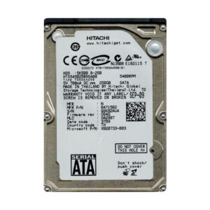 HTS545025B9SA00 - Hitachi Travelstar 5K500.B Series 250GB 5400RPM SATA 1.5Gb/s 8MB Cache 2.5-Inch Hard Drive