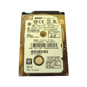 HTS545050A7E362 - HGST Travelstar Z5K500 Series 500GB 5400RPM SATA 3Gb/s 16MB Cache 2.5-inch Hard Drive