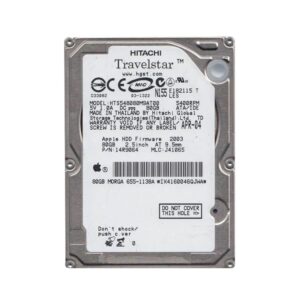 HTS548080M9ATOO - Hitachi Travelstar 5K80 Series 80GB 5400RPM IDE Ultra ATA/100 (ATA-6) 8MB Cache 2.5-inch Hard Drive