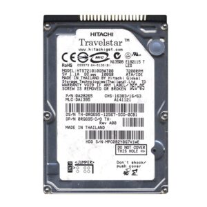 HTS721010G9AT00 - Hitachi Travelstar 7K100 Series 100GB 7200RPM IDE Ultra ATA/100 (ATA-6) 8MB Cache 512e 2.5-inch Hard Drive
