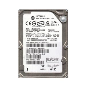 HTS722016K9A300 - Hitachi Travelstar 7K200 Series 160GB 7200RPM SATA 3Gb/s 16MB Cache 2.5-Inch Hard Drive