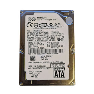HTS723212L9A362 - Hitachi Travelstar 7K320 Series 120GB 7200RPM SATA 3Gb/s 16MB Cache (512) 2.5-inch Hard Drive