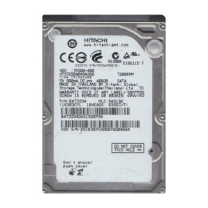 HTS725040A9A360 - Hitachi Travelstar 7K500 Series 400GB 7200RPM SATA 3Gb/s 16MB Cache 2.5-inch Hard Drive