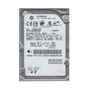 HTS725050A9A362 - Hitachi Travelstar 7K500 Series 500GB 7200RPM SATA 3Gb/s 16MB Cache 512e 2.5-inch Hard Drive