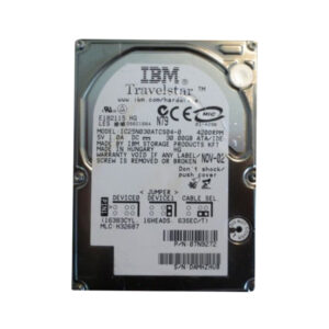 IC25N030ATCS04-0 - IBM Travelstar 40GN 30GB 4200RPM IDE Ultra ATA/100 (ATA-6) 2MB Cache 2.5-inch Hard Drive