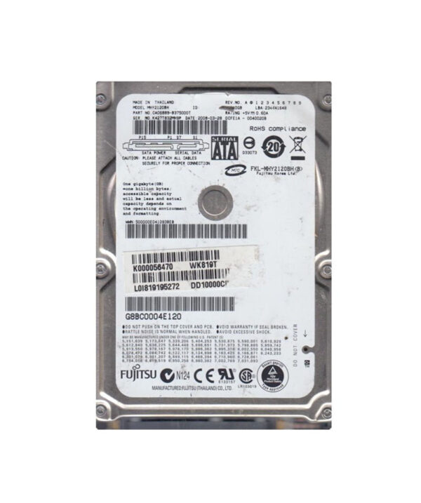 K000056470 - Toshiba 120GB 5400RPM SATA 1.5Gb/s 8MB Cache 2.5-Inch Hard Drive